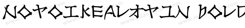 NotoIKEALatin Bold Bold字体转换